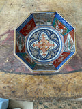 Antique Japanese Imari Octagonal Porcelain Bowl (8.5”)