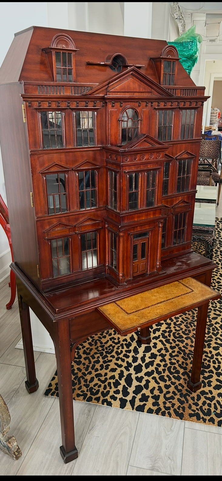 Maitland-Smith Georgian Dollhouse Bar Cabinet