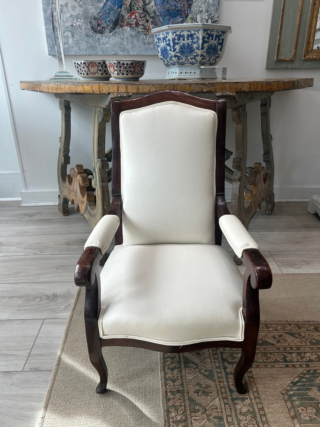 Antique French Child’s Miniature Armchair