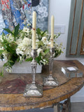 Pair of Edwardian Mappin & Webb Sterling Silver Candlesticks
