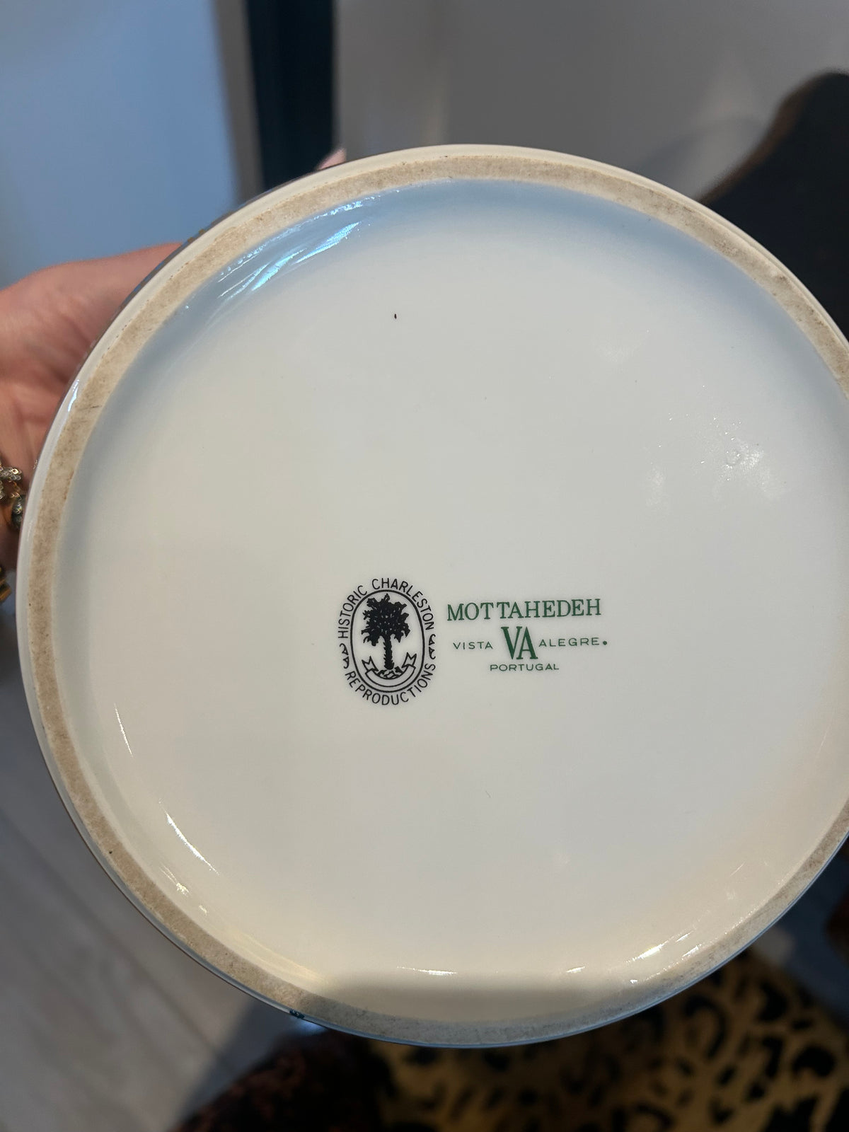 Mottahedeh for Historic Charleston Covered Porcelain Jar