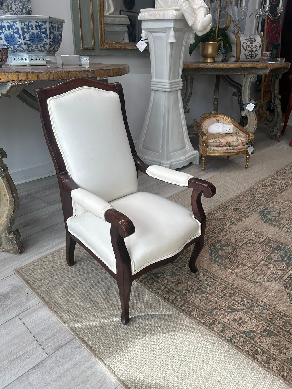 Antique French Child’s Miniature Armchair