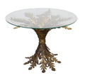 Italian Hollywood Regency Style Side Table In Gilt Metal