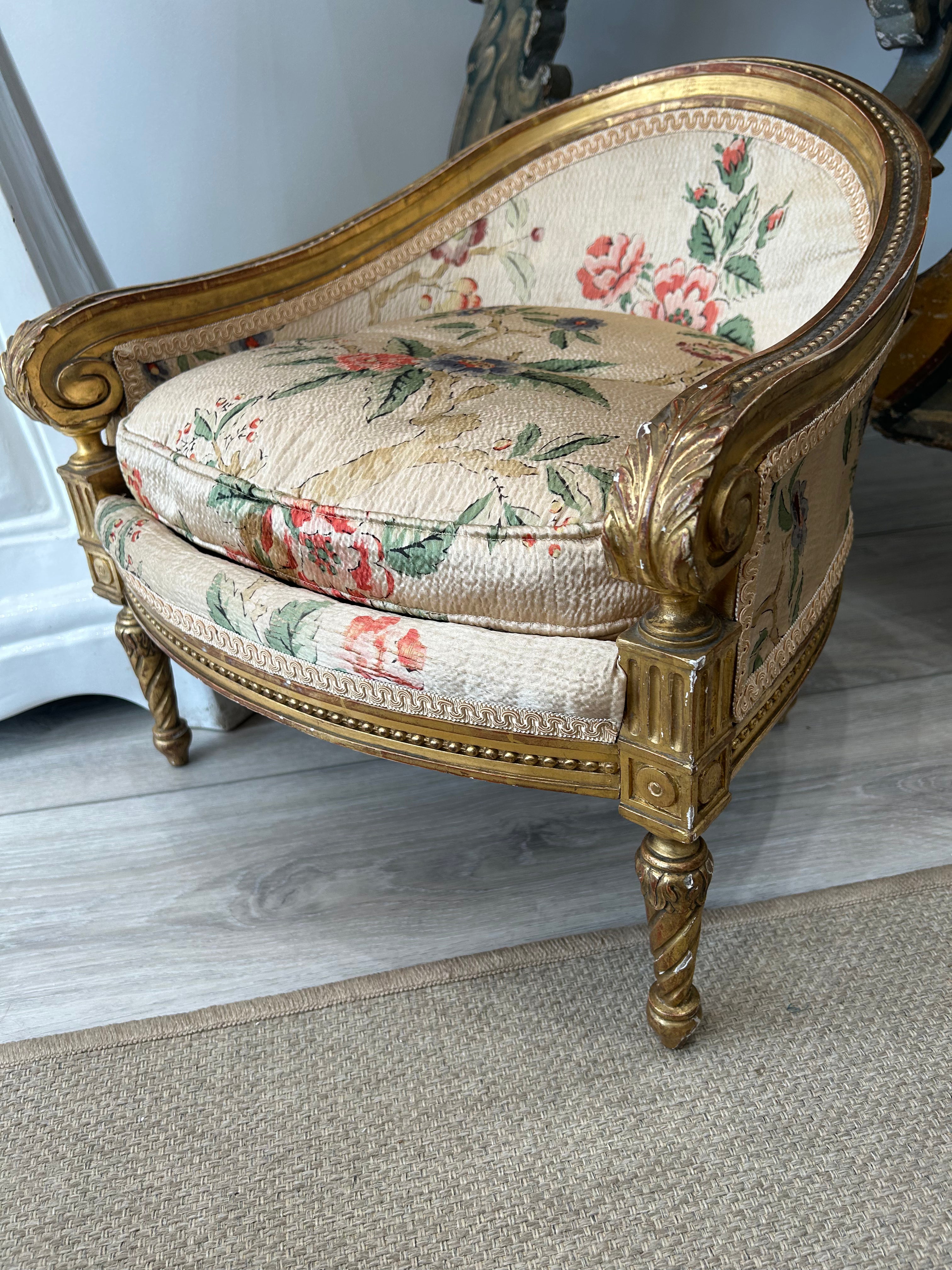 MINIATURE LOUIS XVI–STYLE BERGÈRE